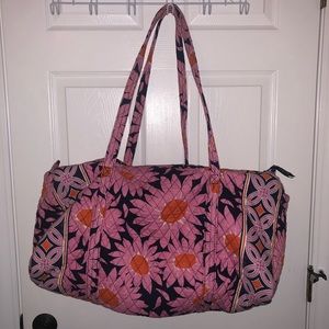 Vera Bradley Large Duffel in ‘Loves Me...’